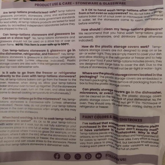 temp-tations® 'Floral Lace' Shamrock, 18 oz. Soup Mugs, Set Of 2 - Picture 5 of 5